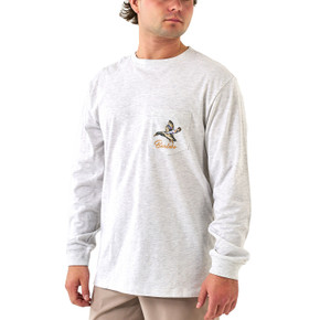 Burlebo Pintail Triangle Duck Long-Sleeve Tee Front Image
