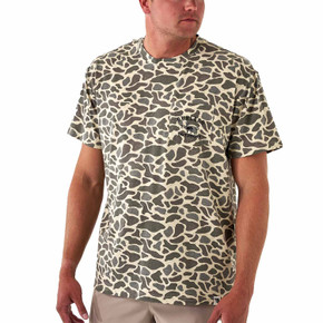 Burlebo Short Sleeve Pocket Tee Classic Deer Camo image