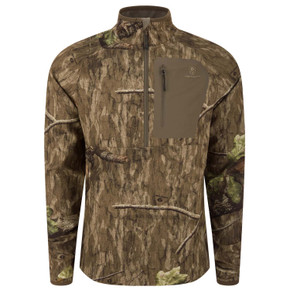 Image of the Drake Waterfowl Non-Typical SWT Hybrid Half Zip in Mossy Oak Country Roots