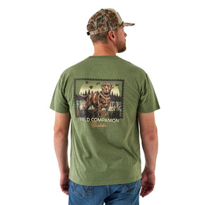 Burlebo Duck Dog Stamp Short-Sleeve Tee Back Image