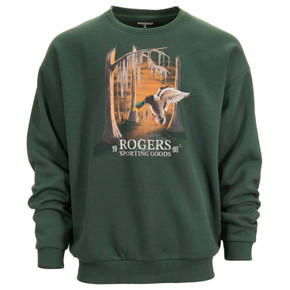 Image of Rogers Vintage Timber Mallard Crew in Pineneedle