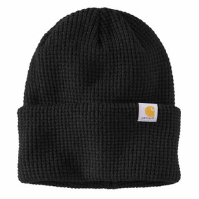 Carhartt Knit Waffle Beanie Image in Black