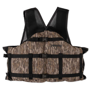 Image of the Rogers Sporting Goods Mesh Top Life Jacket Front in Mossy Oak Bottomland
