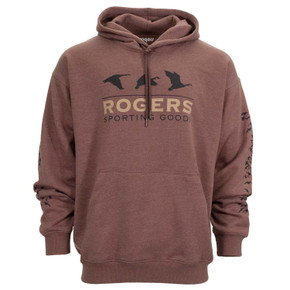 Image of the Rogers Sporting Goods Triple Goose Hoodie in Root Heather