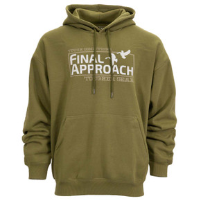 Final Approach Traditional Logo Hoodie image in Peat Moss
