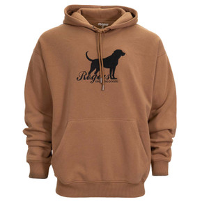 Image of the Rogers Sporting Goods Vintage Black Lab Hoodie in Golden Pecan