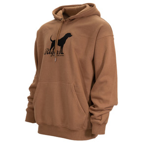 Side image of the Rogers Sporting Goods Vintage Black Lab Hoodie.