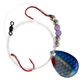 Image of Eagle Claw Crawler Harness Spinner Rig in Silver Shiner.