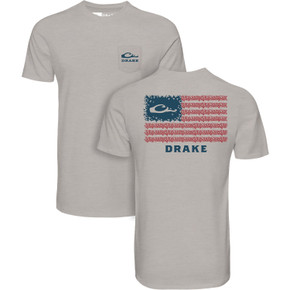 image of Drake Americana Drake Flag T-Shirt in Wind Chime.