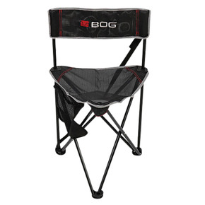 Front image of Bog Pod Triple Play Tripod Ground Blind Chair.