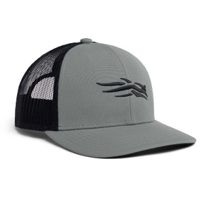 Image of the Sitka Icon Eco Mid Pro Trucker Hat in Metal Grey
