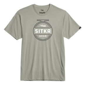 Image of the Sitka Reel Tee in Pebble Grey