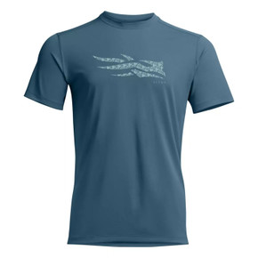 Image of the Sitka Icon Scales Tech Tee in Blue Spruce