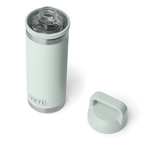 Open Image of the Yeti Rambler 18 oz. Water Bottle with Color-Matched Chug Cap.