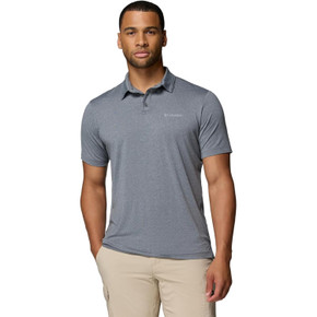 Image of the Columbia Parsons Point Polo in City Grey Heather