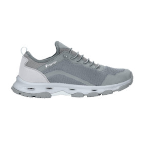 Side Image of the Frogg Toggs Outflow Drain Shoe in Gray