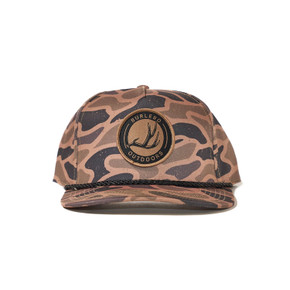 Image of the Burlebo Antler Patch Cap in Gauge Camo