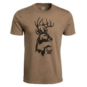 Front Product Image of the Vortex Wild Reveal Short-Sleeve T-Shirt in Coyote Heather