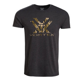 Image of the Vortex Mossy Oak Bottomland Core Logo Short Sleeve T-Shirt.