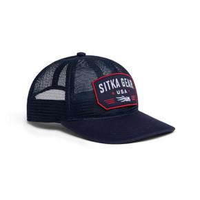 Image of the Sitka Wingman Mesh Mid Pro Trucker in Eclipse
