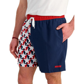 Image of the Huk Pursuit USA Printed Volley Short in Naval Academy