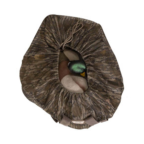 Top image of the Final Approach Last Pass XL Camo Mesh Decoy Bag.