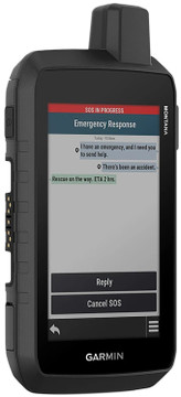 Left Side Image of the Montana 760i GPS Navigator.
