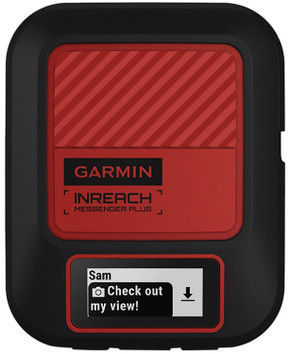 Front Image of the Garmin inReach Messenger Plus SOS Satellite Communicator.