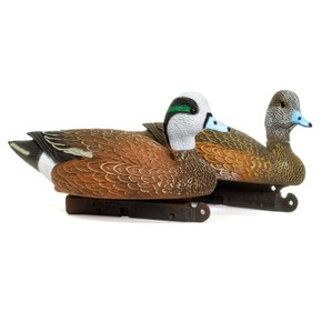 Pair Image of the G&H Decoys Premier Series American Wigeon Duck Decoys.