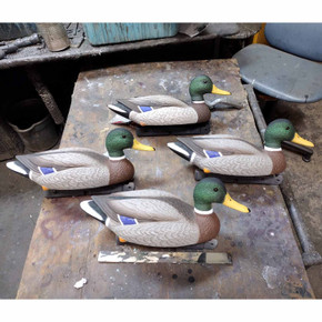Group Image of the G&H Decoys Mallard Drake Oversize Duck Decoys.