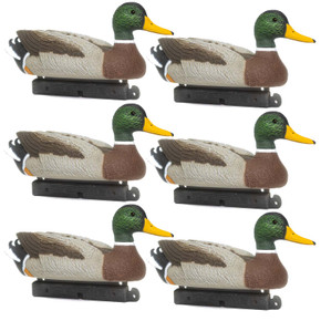 Six Pack Image of the G&H Decoys Premier Series Magnum Mallard Drake Decoys.