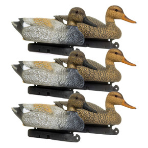 Six Pack Image of the G&H Decoys Premier Series Gadwall Duck Decoys.