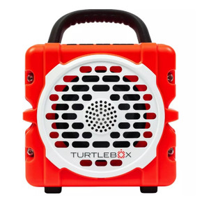 Image of the Turtlebox Cub Outdoor Waterproof Speaker in Orange