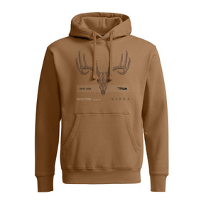 Image of the Sitka Tech Whitetail Pullover Hoodie in Sequoia Brown