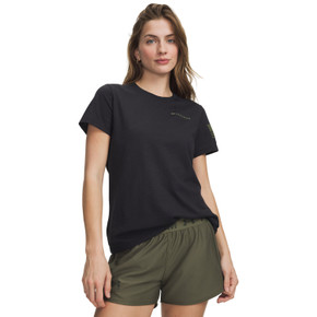 Front Image of the Under Armour Women's UA Freedom Banner Short Sleeve T-Shirt.