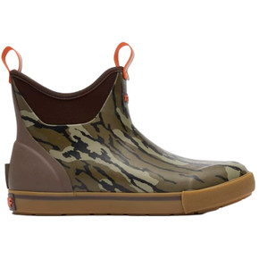 Image of the Xtratuf Fleece Lined Ankle Deck Boot in Mossy Oak Bottomland