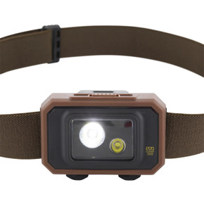 Light On Image of the Drake Waterfowl EVO350 Lumen Headlamp.