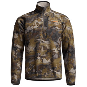 Image of the Sitka Alpha Fleece 1/4 Zip Pullover in Optifade Timber