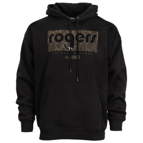 Image of the Rogers Bottomland Band Logo Hoodie.