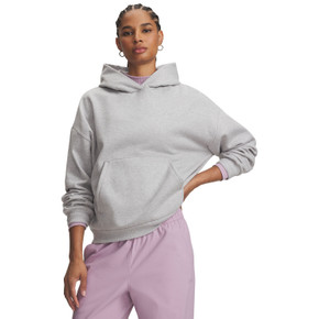Image of the Under Armour Women's UA Icon Fleece Hoodie in Mod Gray Full Heather