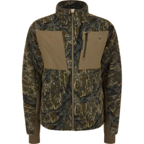 Image of the Drake Statix Sherpa Fleece Insulated Jacket with Agion Active X2 in Mossy Oak Original Treestand