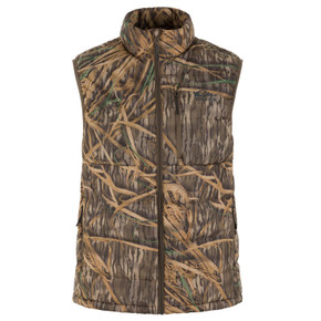 Image of the Drake Waterfowl BMF Down Vest in Mossy Oak Original Shadow Grass