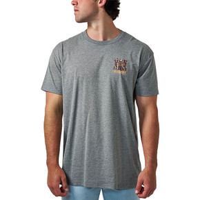 Front image of the Burlebo Short Sleeve Tee Camo Duck Dogs.