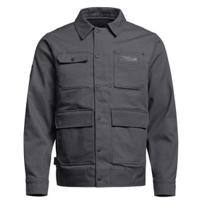 Image of the Sitka Grindstone Chore Coat in Iron Grey