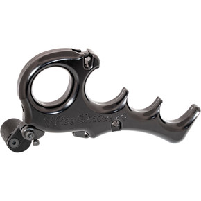 Image of the Carter Wise Choice 24 4 Finger Archery Release in Black
