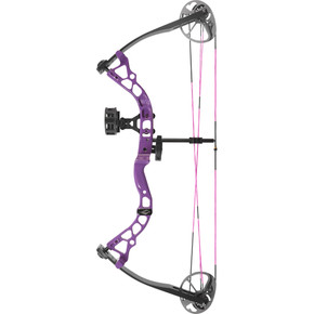 Image of the Diamond Atomic Youth Bow Package in Purple.