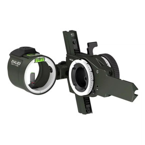 Image of the Dialed Archery PRUF Bridge-Lock Adjustable Bow Sight in Sage