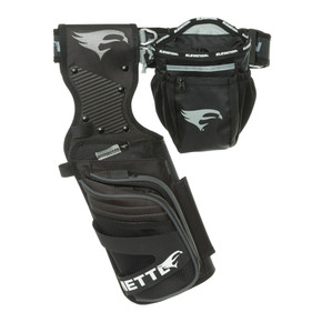 Image of the Elevation Mettle Field Quiver Package in Black, Right Handed