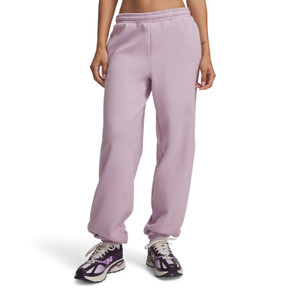 Image of the Under Armour Women's UA Icon Fleece Gym Pants in Mauve Pink