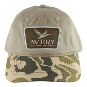 Front Image of the Avery Outdoors Logo Duck Patch Hat.